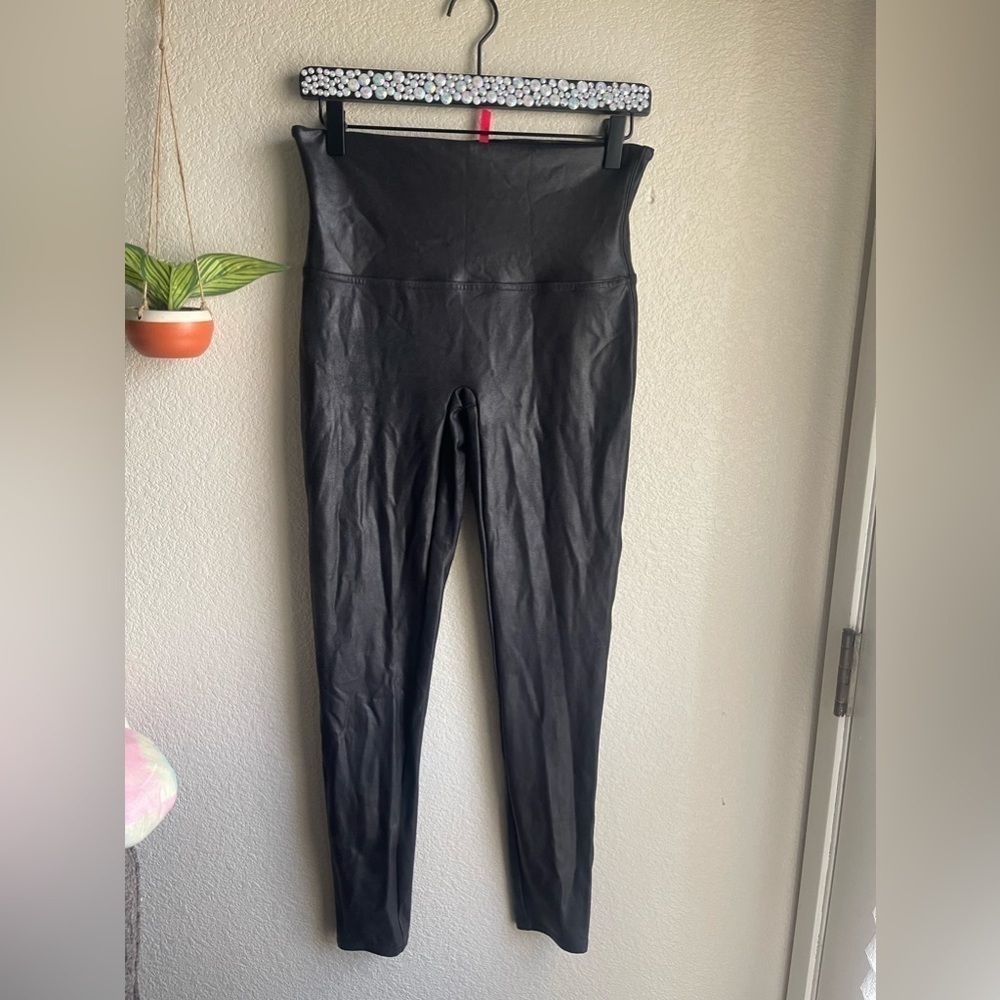 Spanx faux leather leggings
